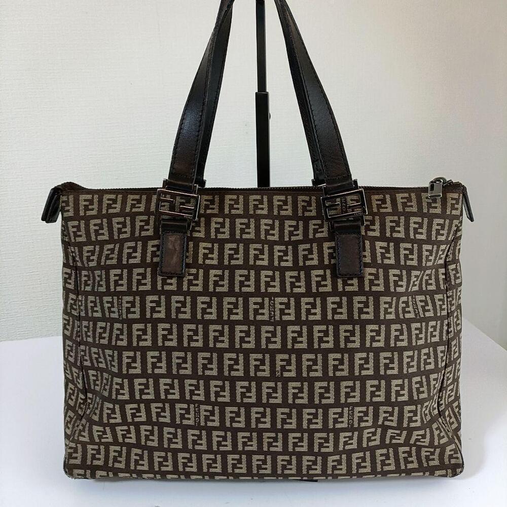Fendi Zucchino Tote Bag FF Zucca